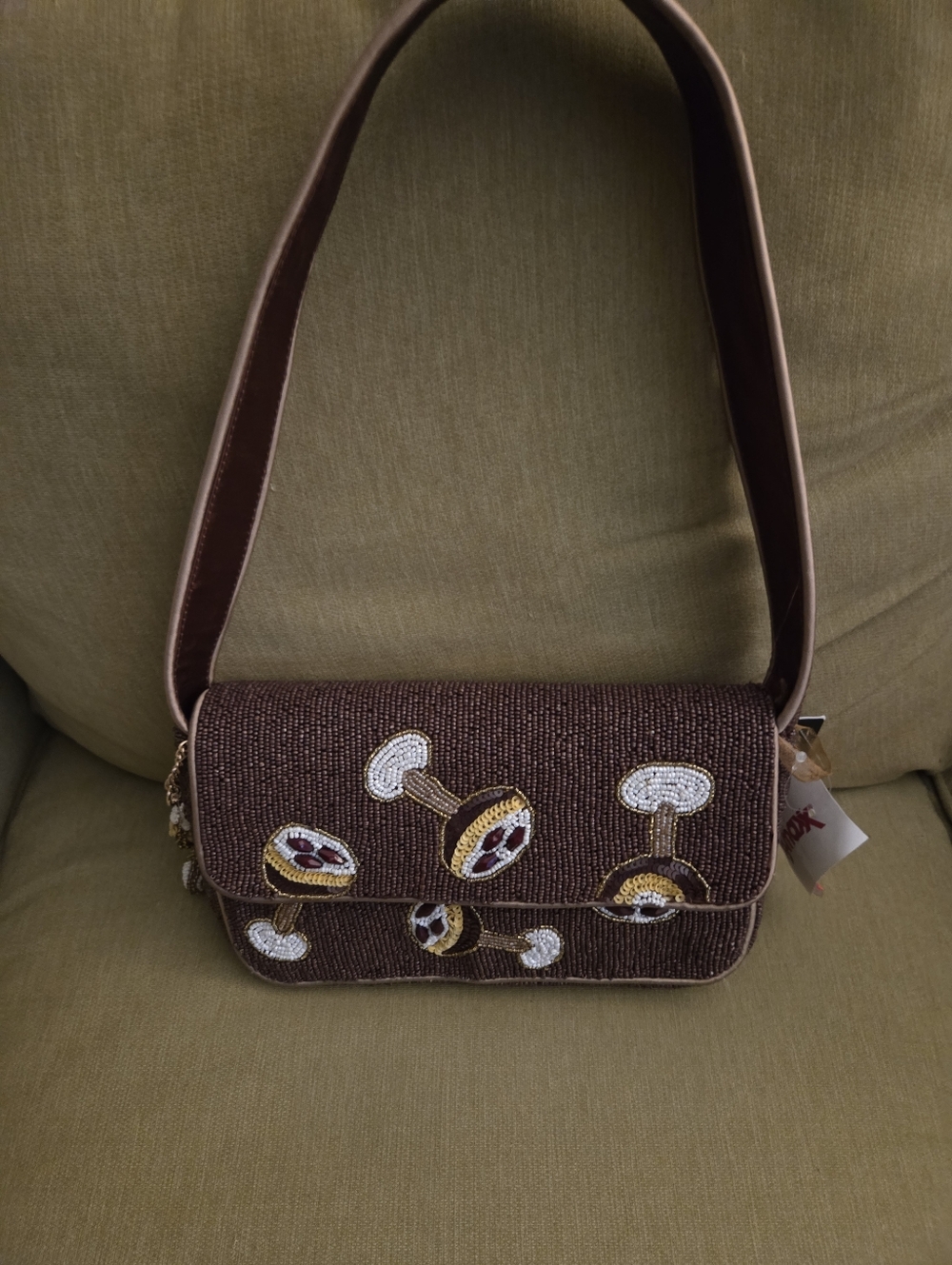 NWT Viral Espresso Martini Beaded Bag